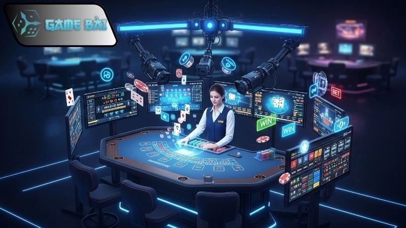 Các trò chơi ứng dụng công nghệ live stream casino tại Game Bài